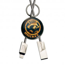 Infothink Marvel Guardian of the Galaxy ROCKET Series (iPhone/iPad) USB Fast Charging Cable